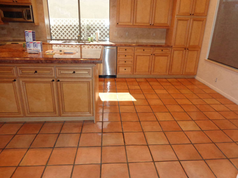Saltillo tile install