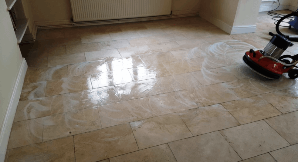 Travertine Tile Install